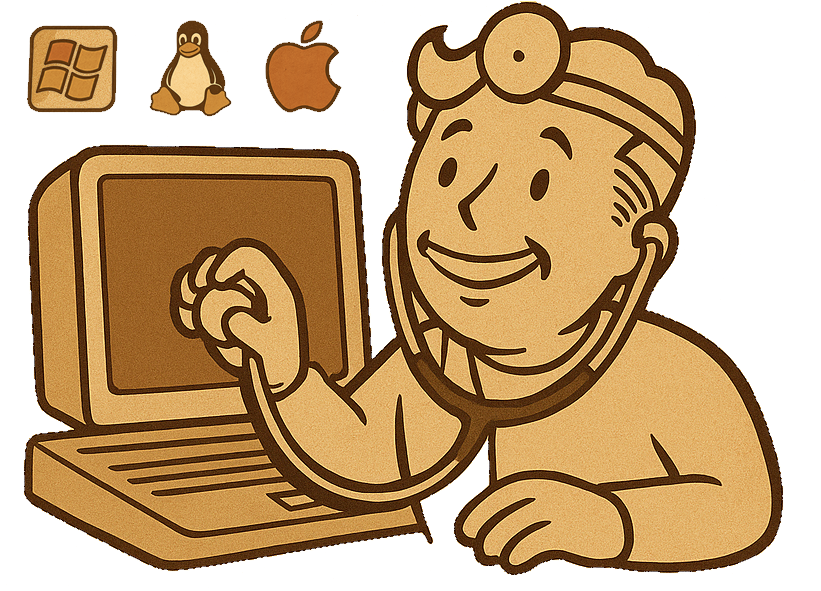 Client-provided doctor illustration, transparent background